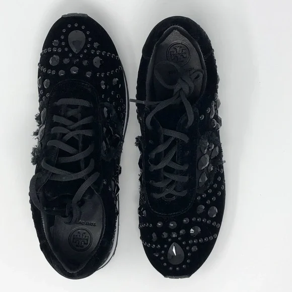 NWOT- Tory Burch Scarlett Embellished Runner Sneaker - Picture 5 of 8